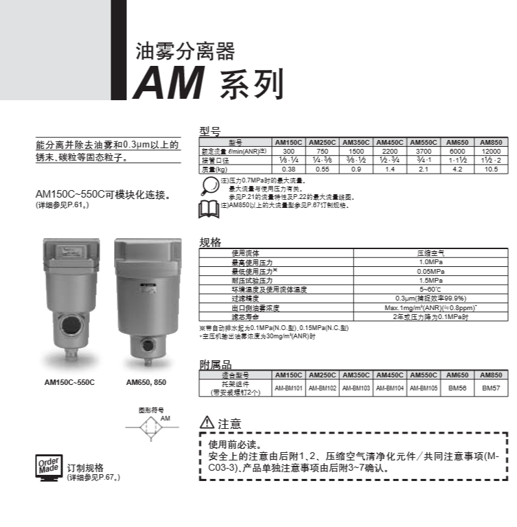 SMC油水分離器