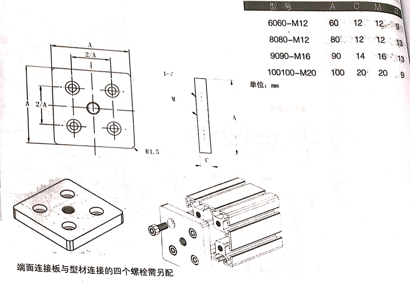 工業鋁型材配件